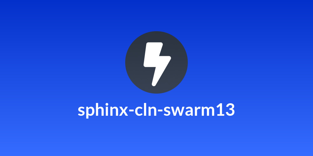 sphinx-cln-swarm13