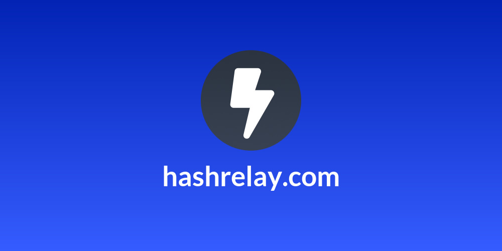 hashrelay.com