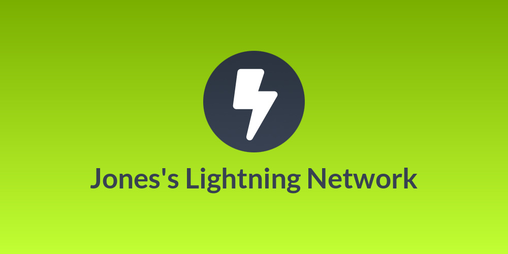 Jones's Lightning Network