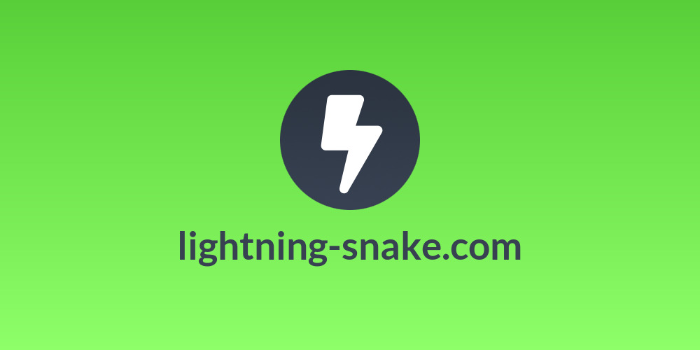lightning-snake.com