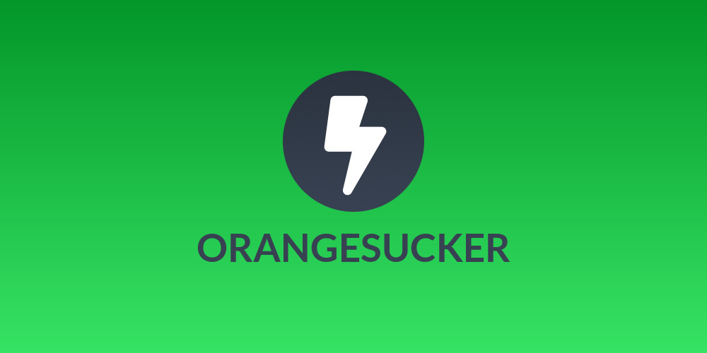 ORANGESUCKER