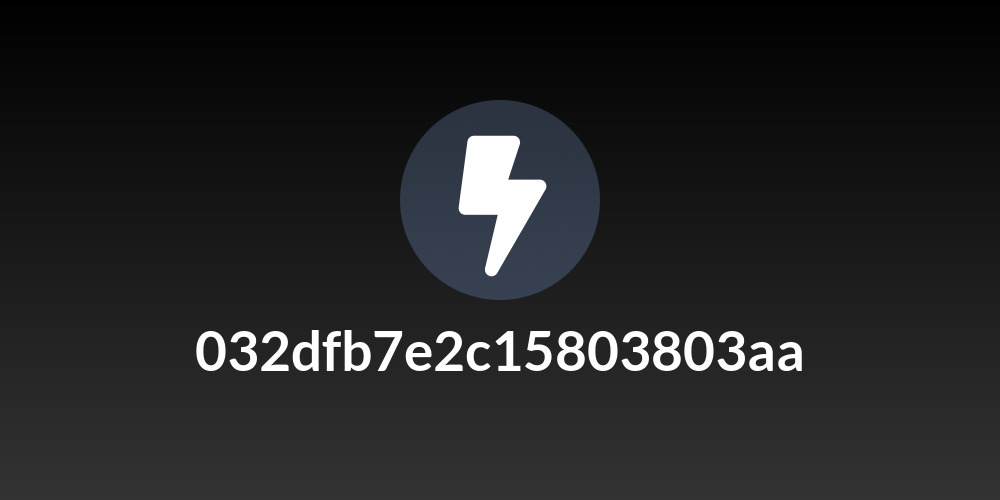 032dfb7e2c15803803aa