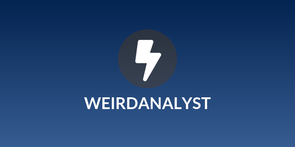WEIRDANALYST