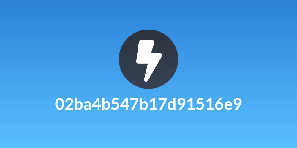 02ba4b547b17d91516e9