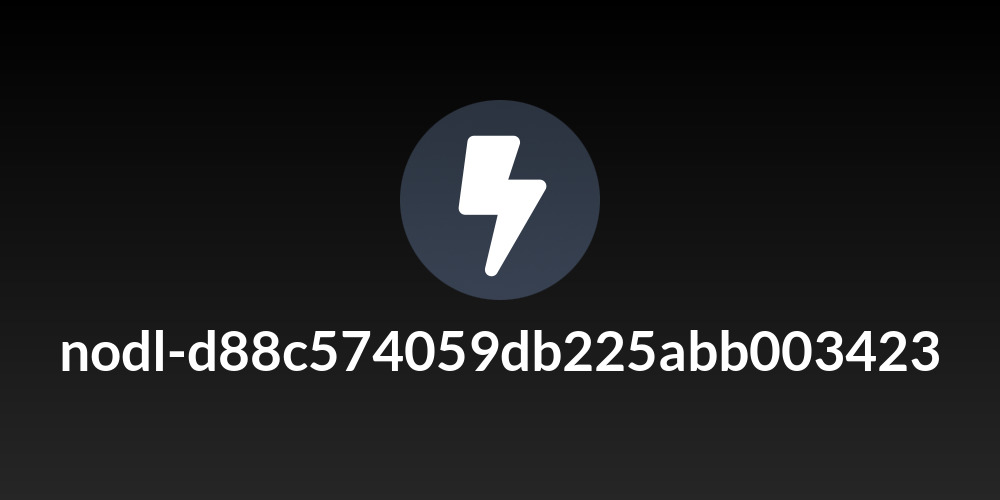 nodl-d88c574059db225abb003423