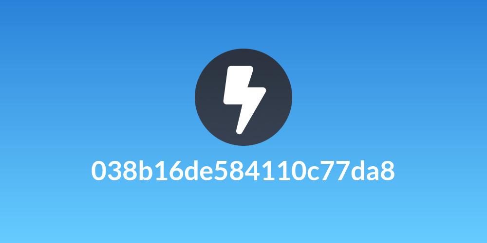 038b16de584110c77da8