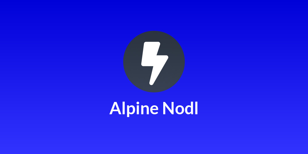 Alpine Nodl
