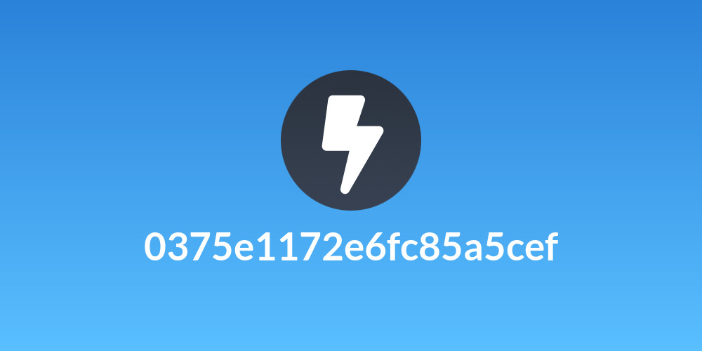 0375e1172e6fc85a5cef
