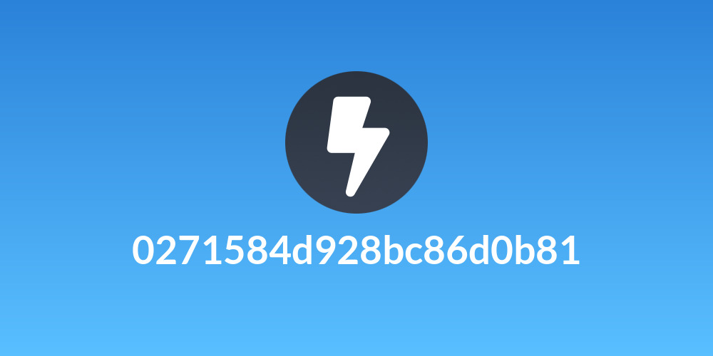 0271584d928bc86d0b81