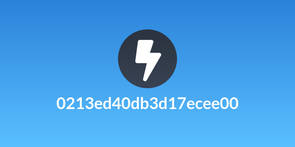 0213ed40db3d17ecee00