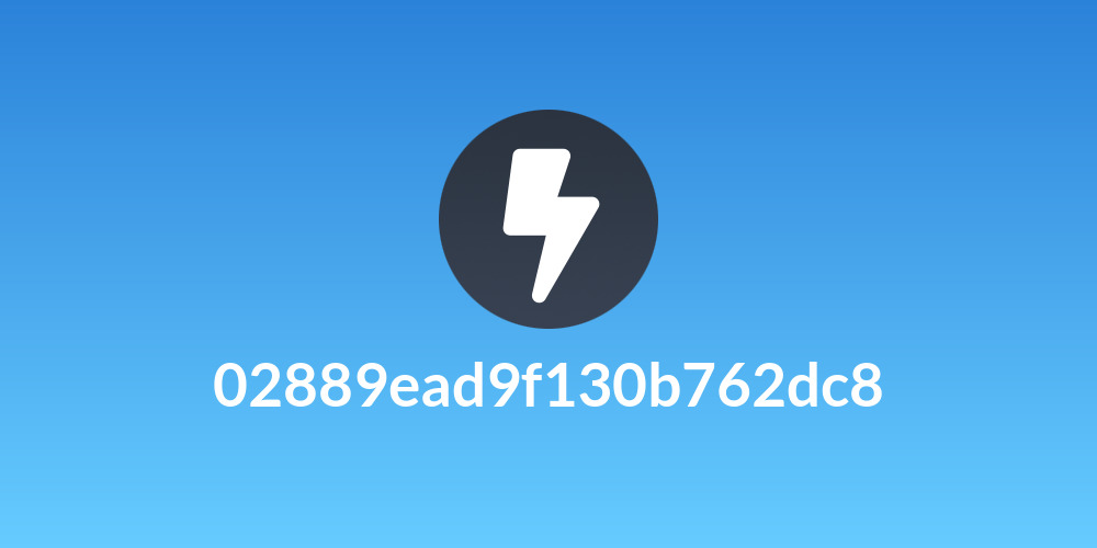 02889ead9f130b762dc8