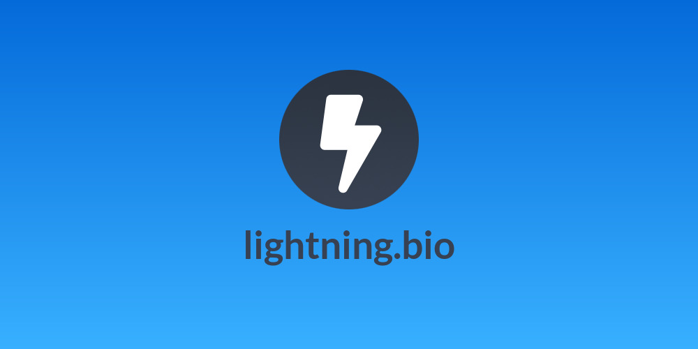 lightning.bio