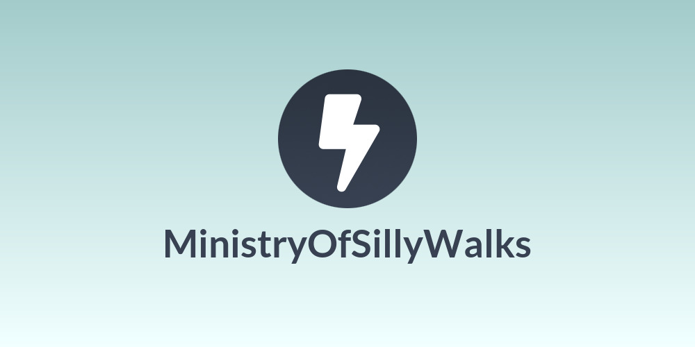 MinistryOfSillyWalks🚶