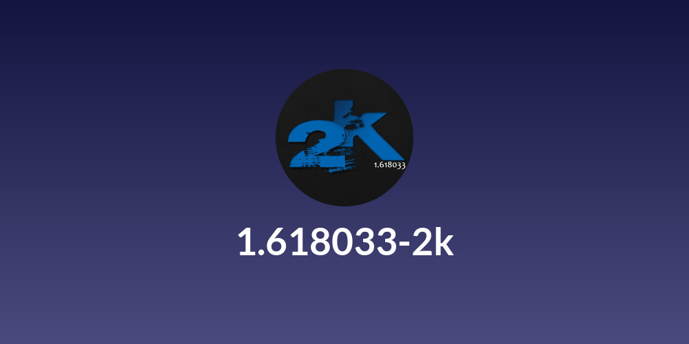 1.618033-2k