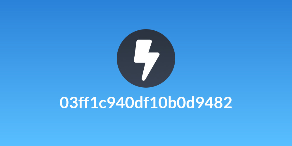 03ff1c940df10b0d9482