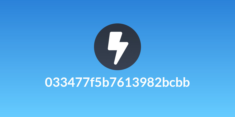 033477f5b7613982bcbb