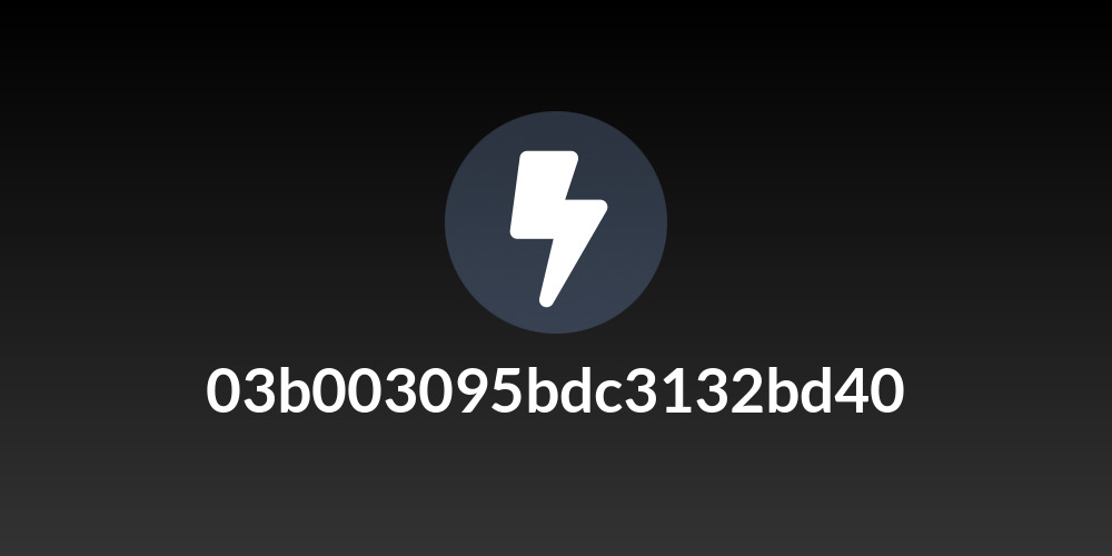 03b003095bdc3132bd40