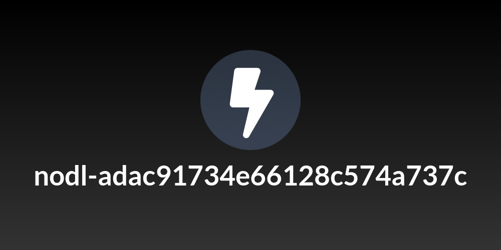 nodl-adac91734e66128c574a737c