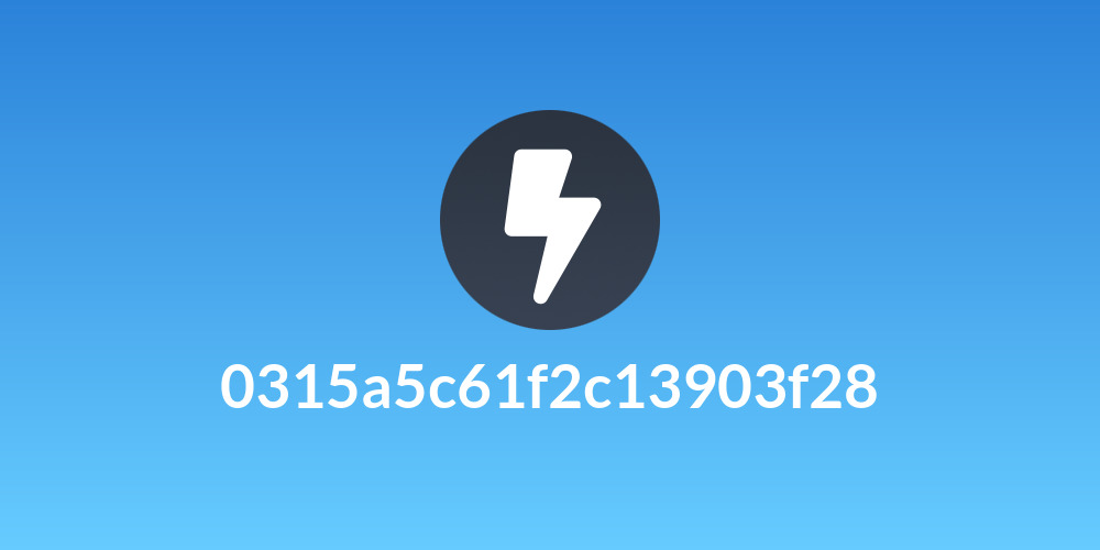 0315a5c61f2c13903f28