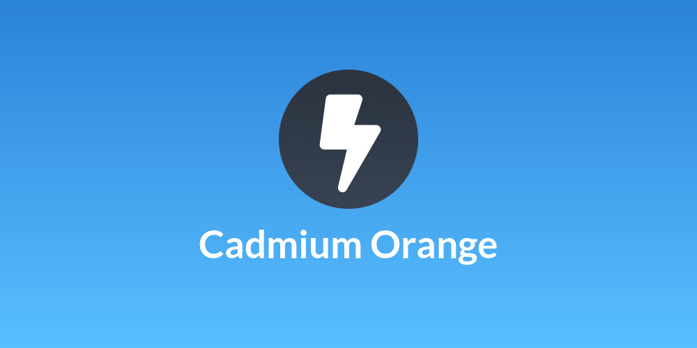 Cadmium Orange