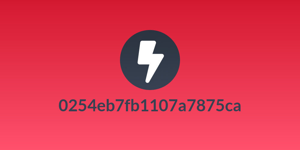 0254eb7fb1107a7875ca