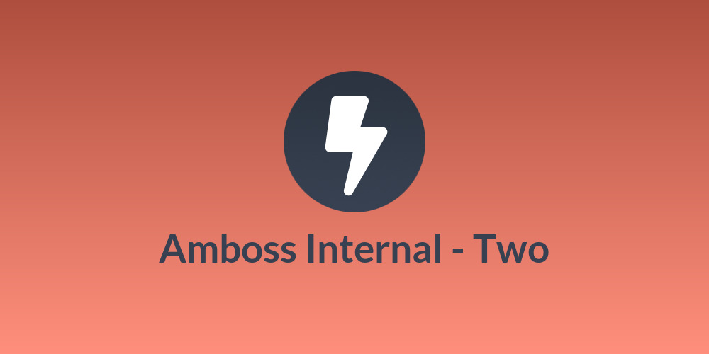 Amboss Internal - Two
