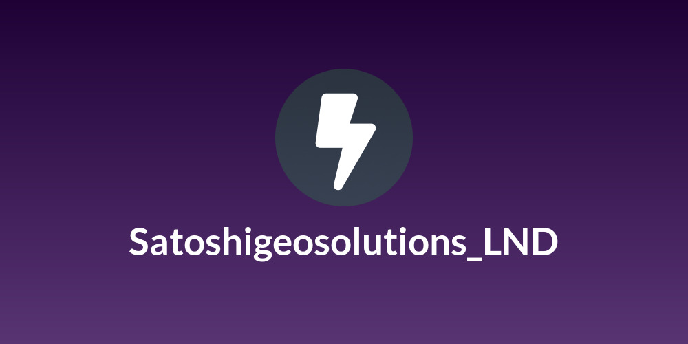 Satoshigeosolutions_LND