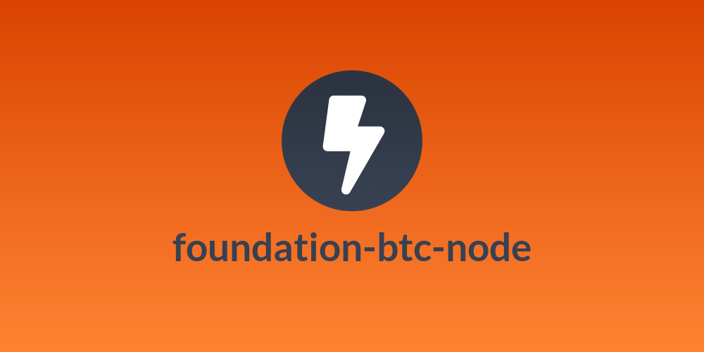 foundation-btc-node
