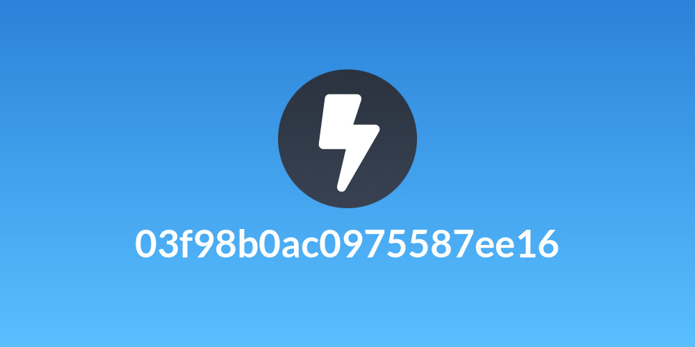 03f98b0ac0975587ee16