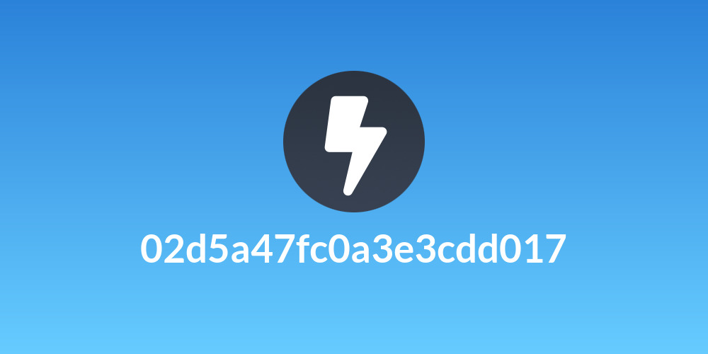 02d5a47fc0a3e3cdd017