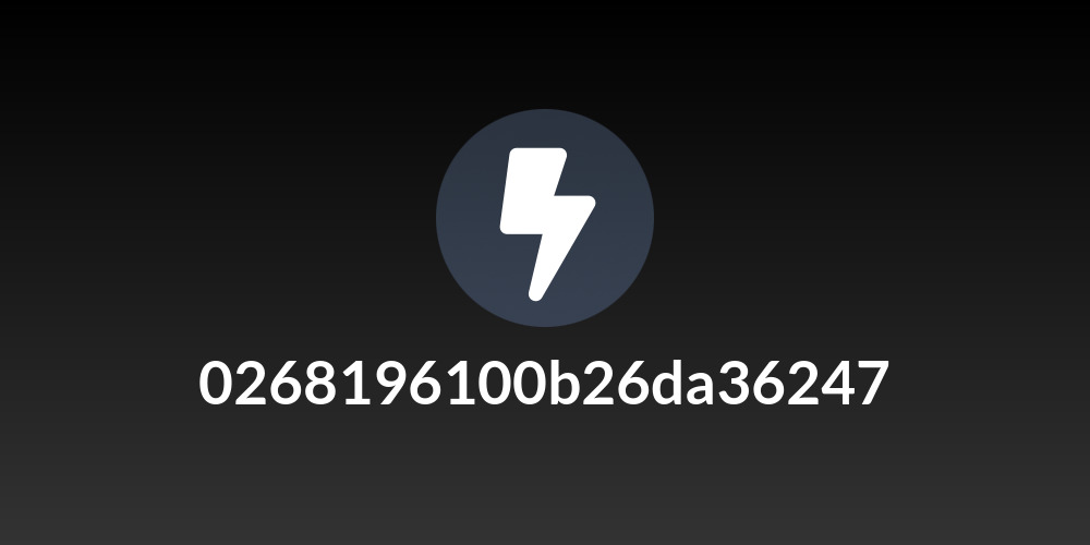 0268196100b26da36247