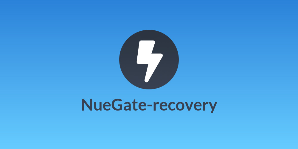 NueGate-recovery