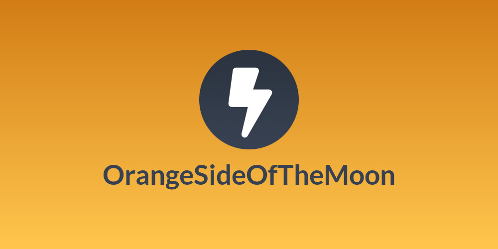 OrangeSideOfTheMoon
