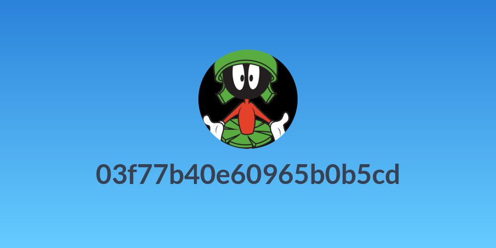 03f77b40e60965b0b5cd