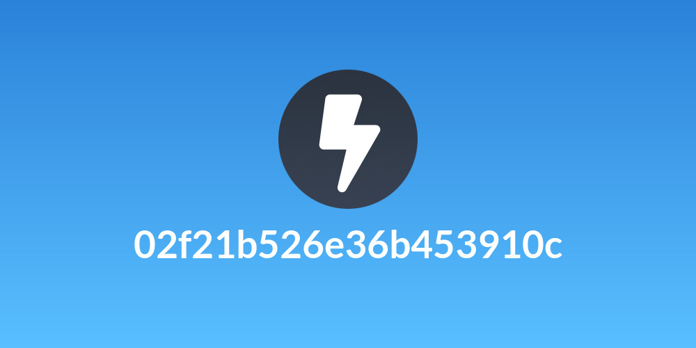 02f21b526e36b453910c