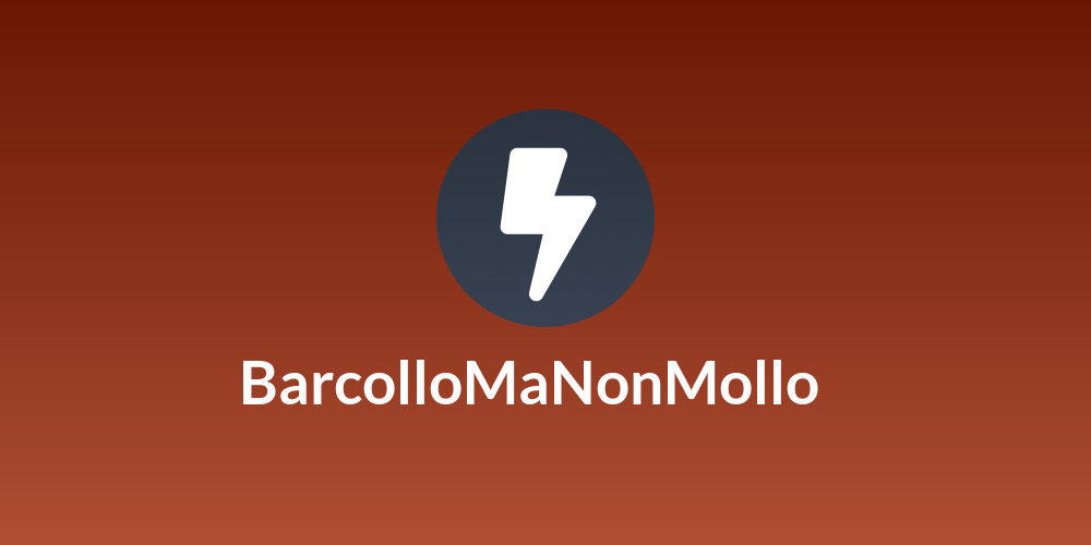 Barcollo⚡Ma⚡Non⚡Mollo丰