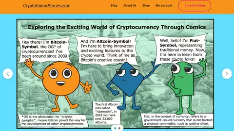 Exploring the Exciting World of Cryptocurrency through Comics - CryptoComicStories.com
