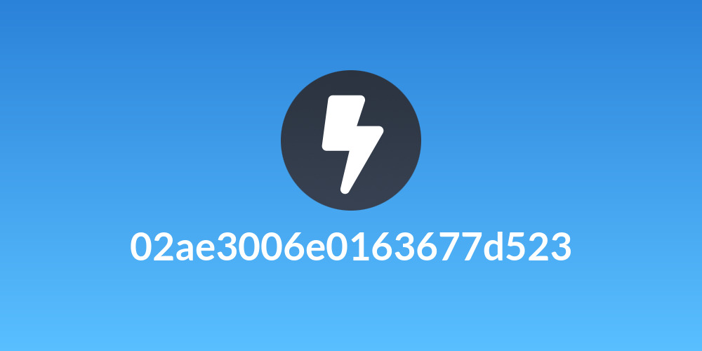 02ae3006e0163677d523