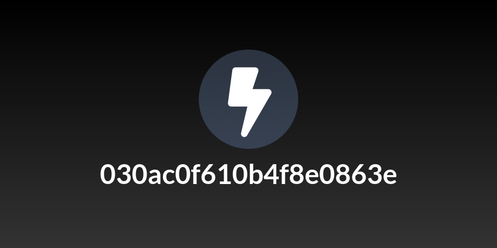 030ac0f610b4f8e0863e