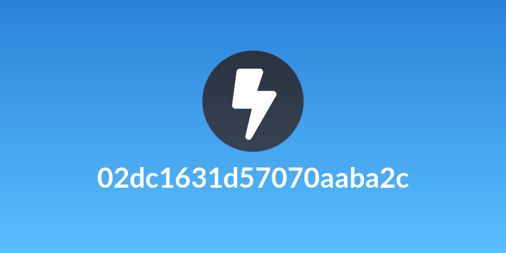 02dc1631d57070aaba2c