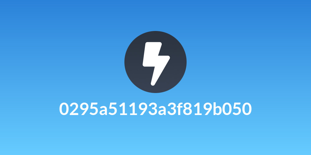 0295a51193a3f819b050