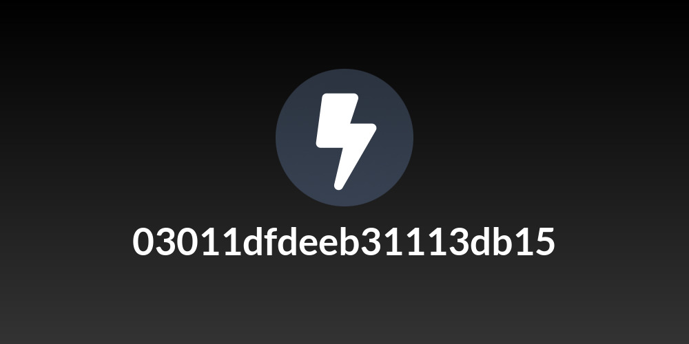 03011dfdeeb31113db15