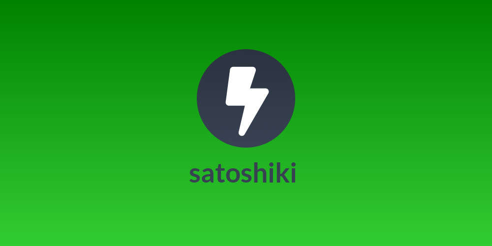 satoshiki 🌲