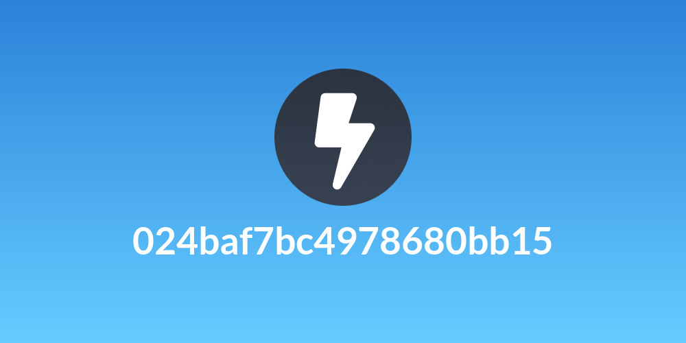 024baf7bc4978680bb15