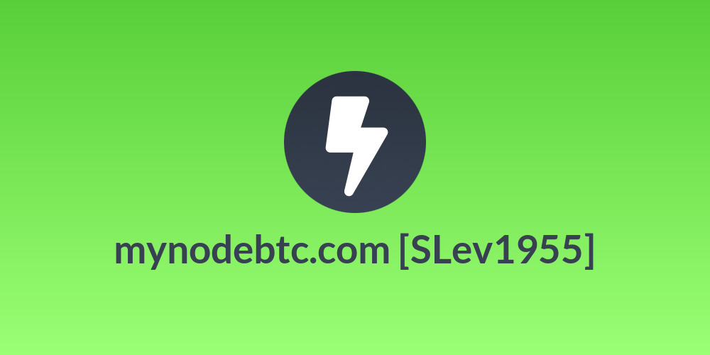 mynodebtc.com [SLev1955]