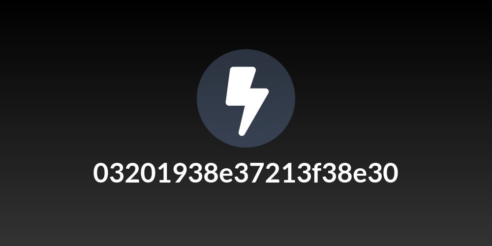 03201938e37213f38e30