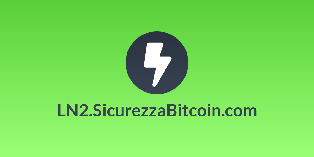 LN2.SicurezzaBitcoin.com