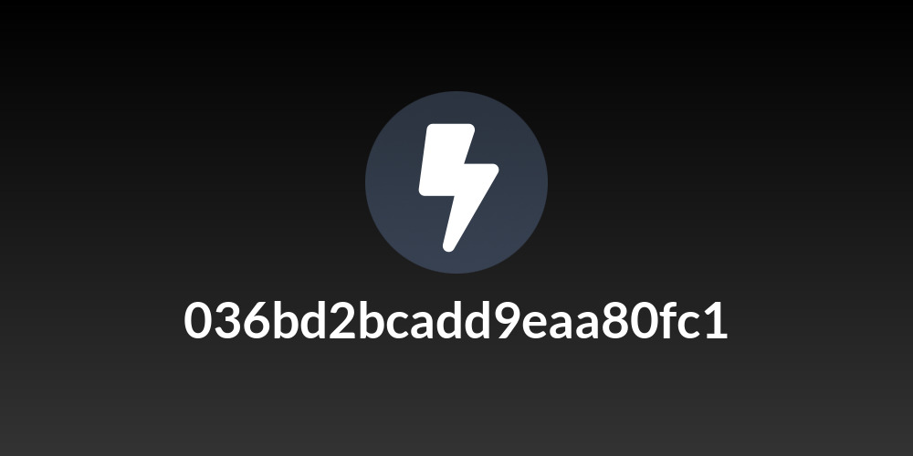 036bd2bcadd9eaa80fc1