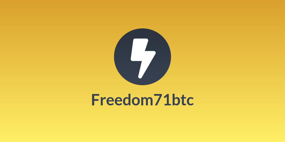 Freedom71btc