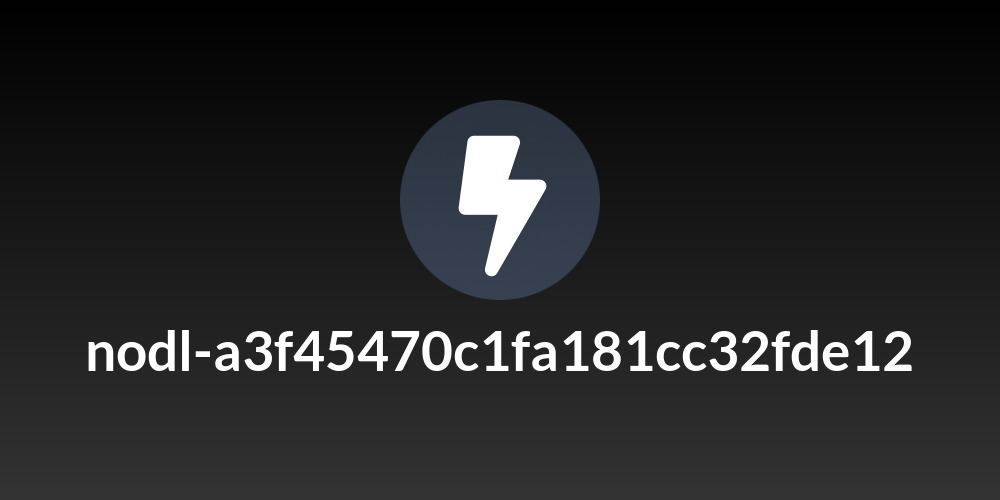 nodl-a3f45470c1fa181cc32fde12